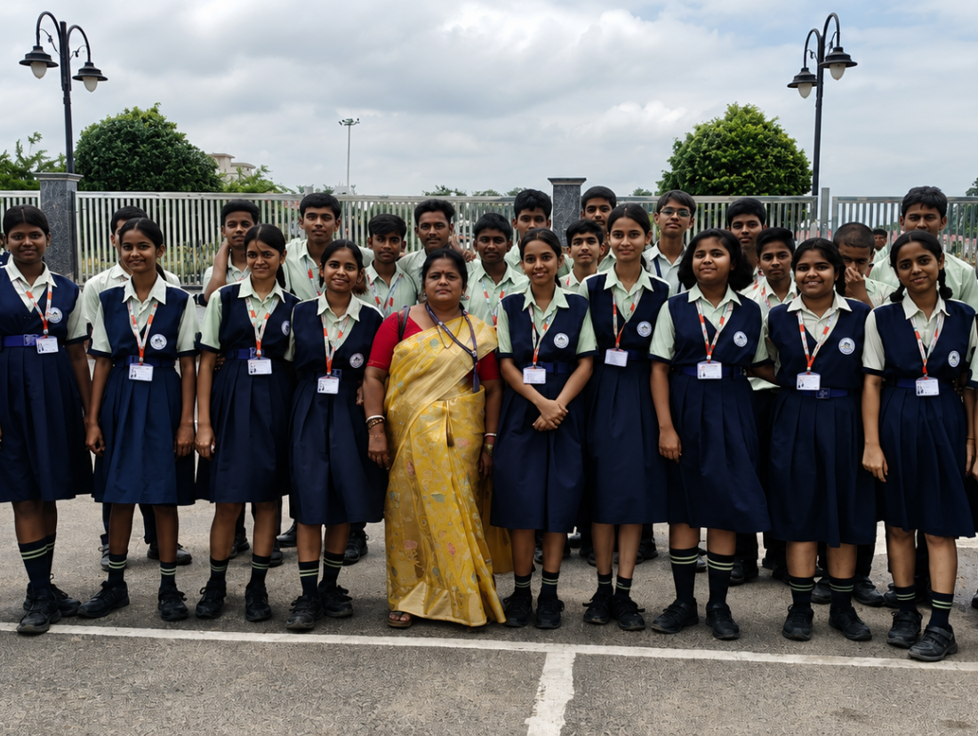 Senior secondary students preparing for future careers